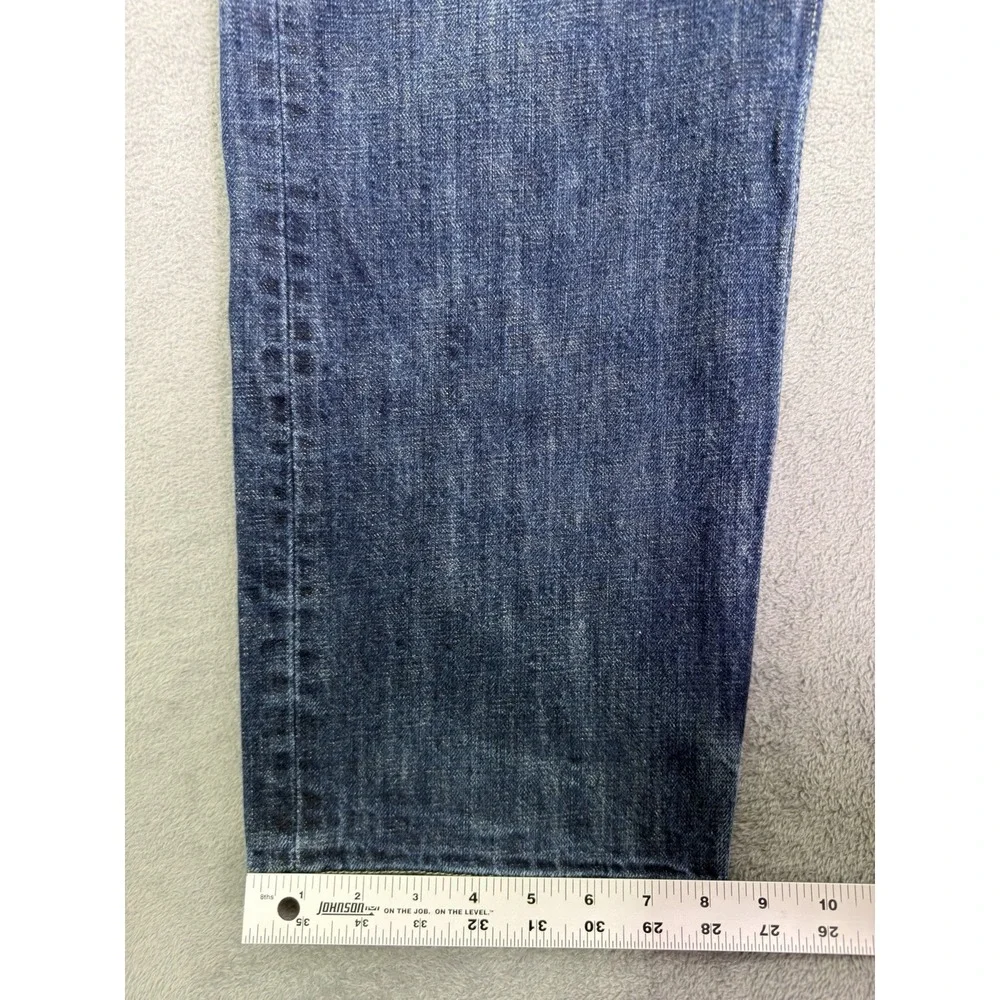 Levis 501XX Jeans Mens 36x32* Blue Straight Classic Medium Wash Denim Button Fly
